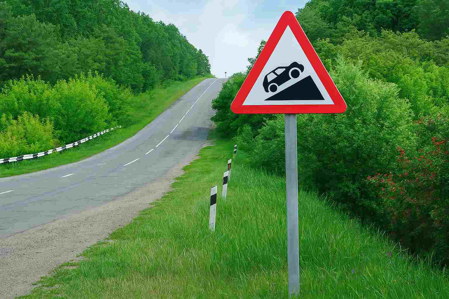 Hill Ahead Sign Meaning, Safety Tips & Driving Guide