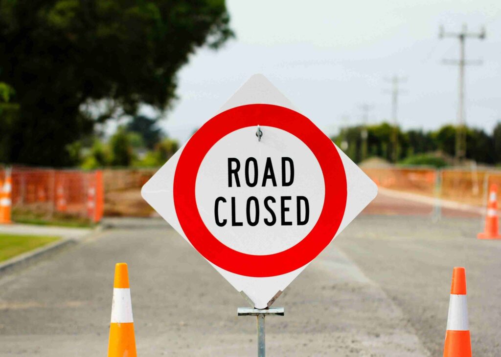 Road Closed Sign Guide to Traffic Safety Rules