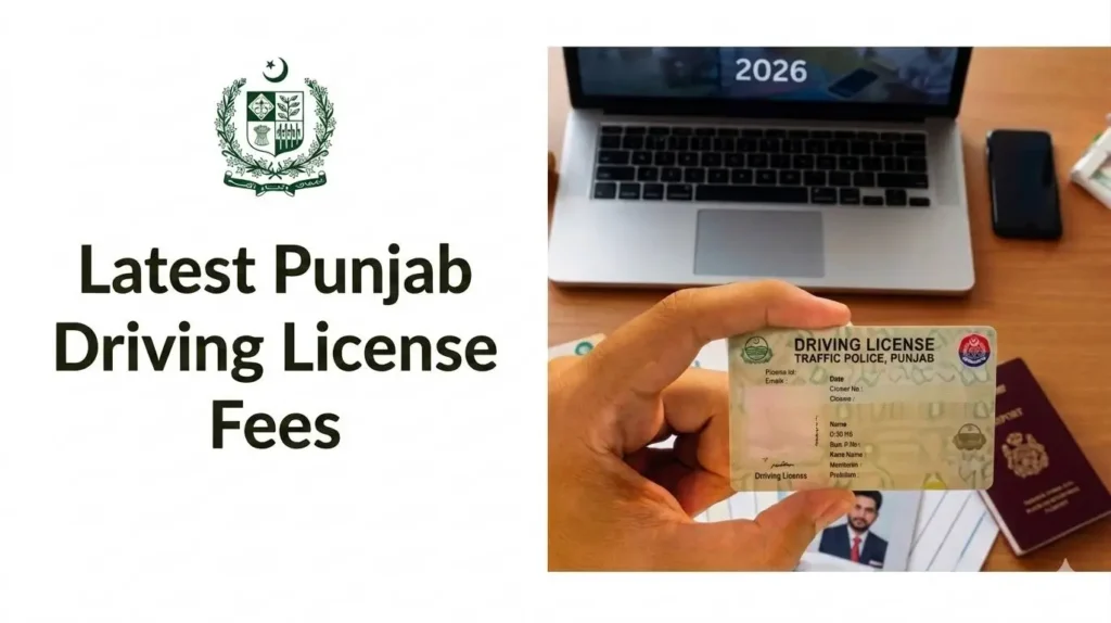 Latest Punjab Driving License Fees