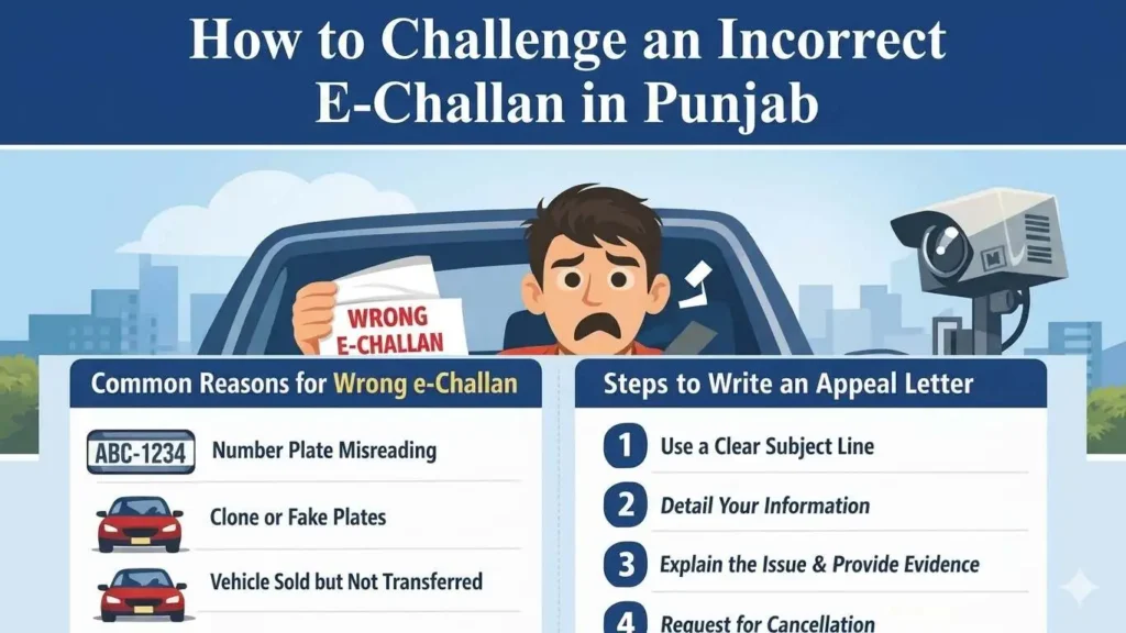 How to Challenge an Incorrect E-Challan in Punjab
