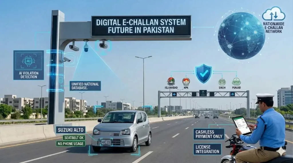 Digital E- challan System Future in Pakistan